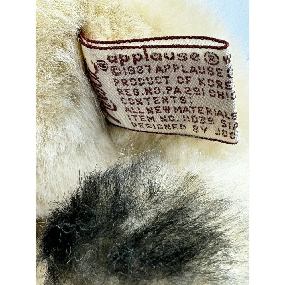 Applause‎ Realistic Siamese Cat Plush Standing 1987 Stuffed Animal 9 Inch